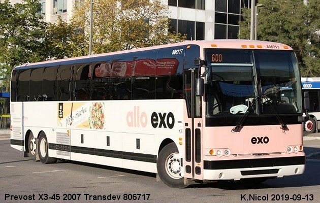 BUS/AUTOBUS: Prevost X3-45 2007 Transdev