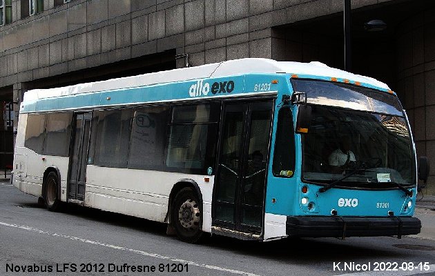 BUS/AUTOBUS: Novabus LFS 2012 Dufresne