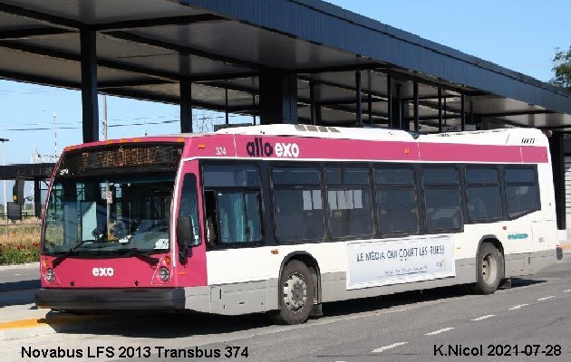 BUS/AUTOBUS: Novabus LFS 2013 Transbus