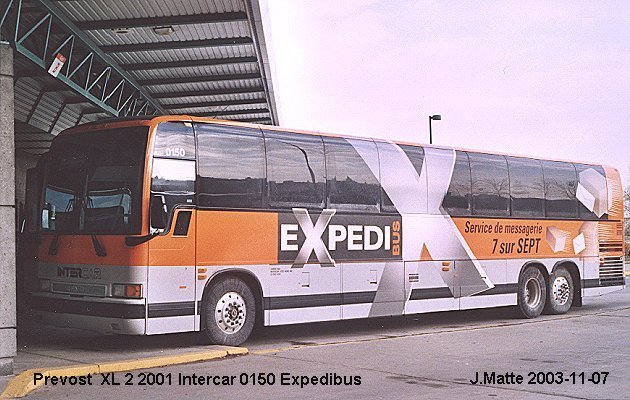 BUS/AUTOBUS: Prevost XL-2 2001 Intercar