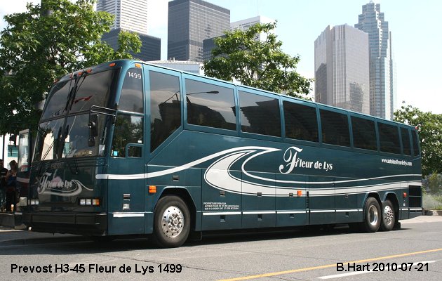 BUS/AUTOBUS: Prevost H3-45 1996 Fleurs de Lys