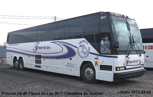 BUS/AUTOBUS: Prevost H3-45 1999 Fleur de Lys