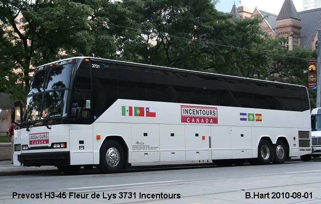 BUS/AUTOBUS: Prevost H3-45 1998 Fleurs de Lys