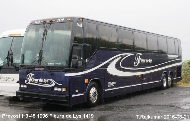 BUS/AUTOBUS: Prevost H3-45 1996 Fleurs de Lys