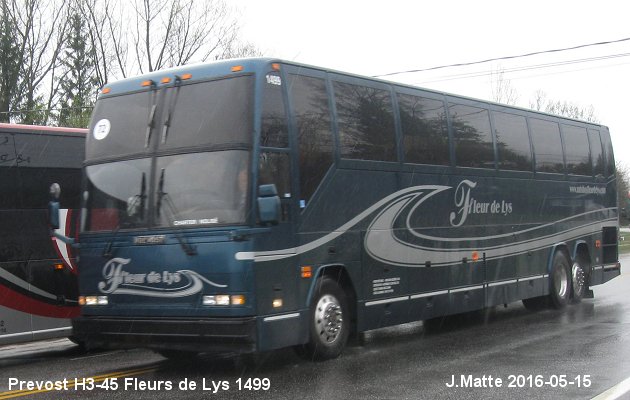 BUS/AUTOBUS: Prevost H3-45 1996 Fleurs de Lys