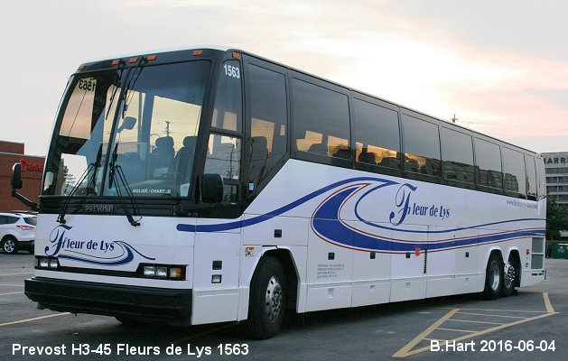 BUS/AUTOBUS: Prevost H3-45 1996 Fleurs de Lys