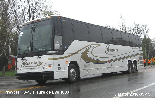 BUS/AUTOBUS: Prevost H3-45 1996 Fleurs de Lys