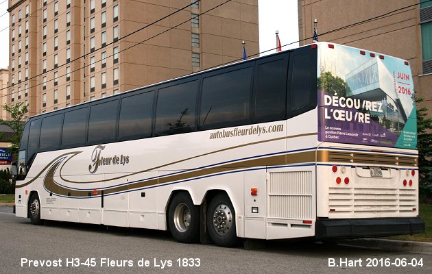 BUS/AUTOBUS: Prevost H3-45 1996 Fleurs de Lys