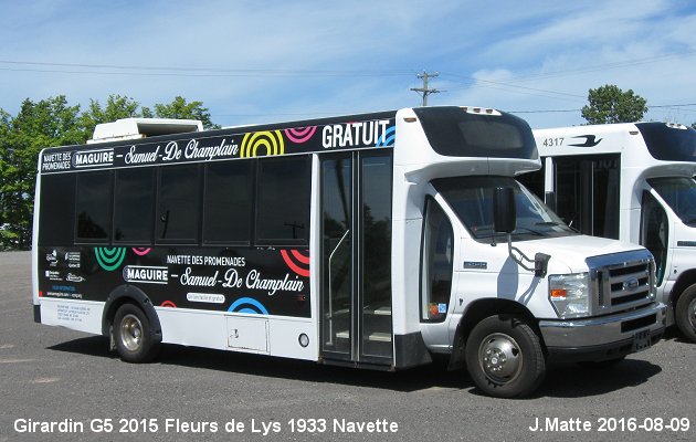 BUS/AUTOBUS: Girardin G5 2015 Fleurs de Lys