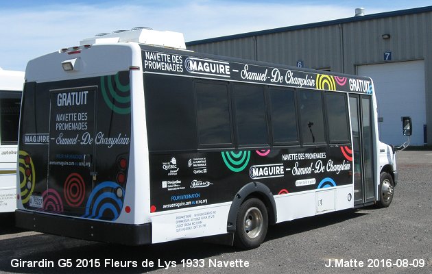 BUS/AUTOBUS: Girardin G5 2015 Fleurs de Lys