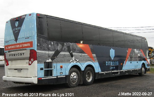 BUS/AUTOBUS: Prevost H3-45 2013 Fleurs de Lys