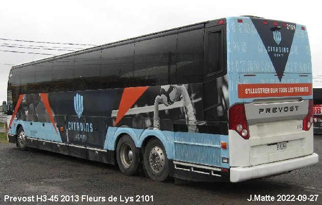 BUS/AUTOBUS: Prevost H3-45 2013 Fleurs de Lys