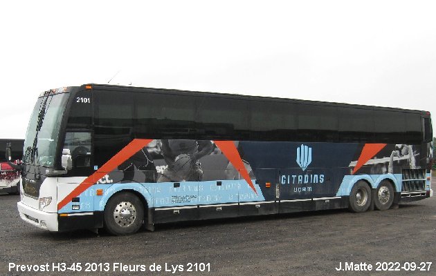 BUS/AUTOBUS: Prevost H3-45 2013 Fleurs de Lys