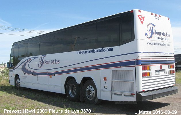 BUS/AUTOBUS: Prevost H3-41 2000 Fleurs de Lys