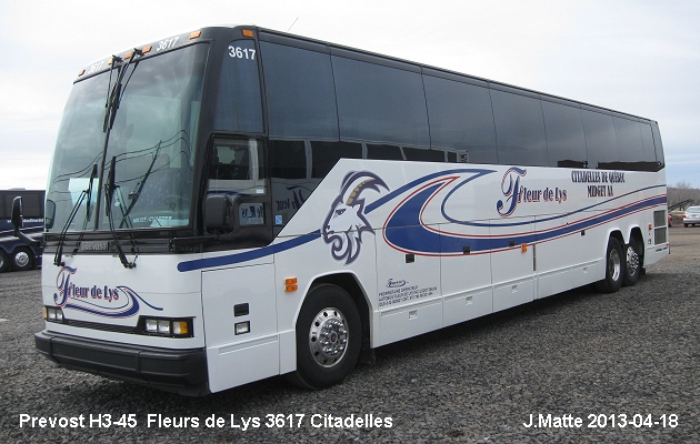 BUS/AUTOBUS: Prevost H3-45 1999 Fleurs de lys