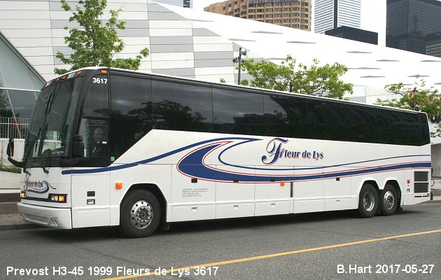 BUS/AUTOBUS: Prevost H3-45 1999 Fleurs de Lys