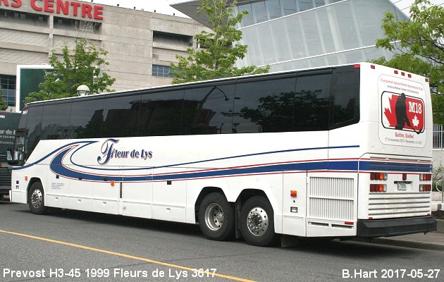 BUS/AUTOBUS: Prevost H3-45 1999 Fleurs de Lys