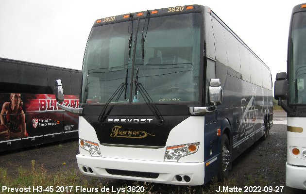 BUS/AUTOBUS: Prevost H3-45 2017 Fleurs de Lys