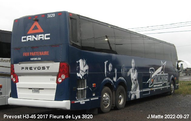 BUS/AUTOBUS: Prevost H3-45 2017 Fleurs de Lys