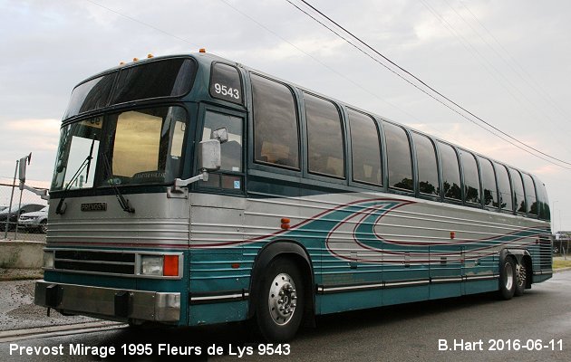 BUS/AUTOBUS: Prevost Mirage 1995 Fleurs de Lys