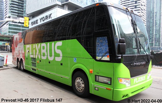 BUS/AUTOBUS: Prevost H3-45 2017 FlixBus