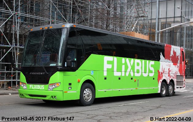 BUS/AUTOBUS: Prevost H3-45 2017 FlixBus