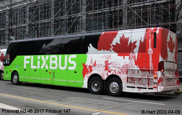 BUS/AUTOBUS: Prevost H3-45 2017 FlixBus