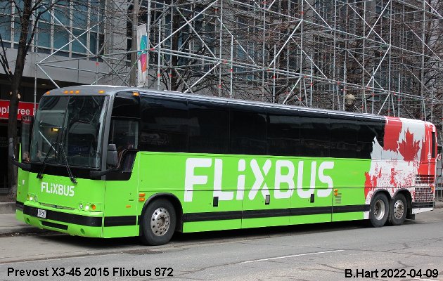 BUS/AUTOBUS: Prevost X3-45 2015 FlixBus