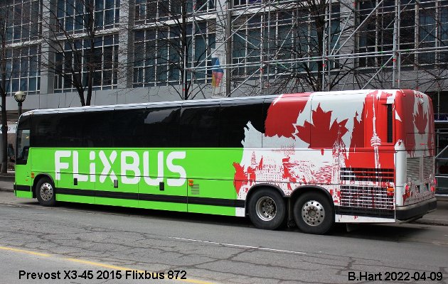 BUS/AUTOBUS: Prevost X3-45 2015 FlixBus