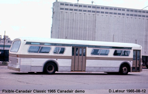 BUS/AUTOBUS: Canadair (Flxible) Classic 1965 Canadair