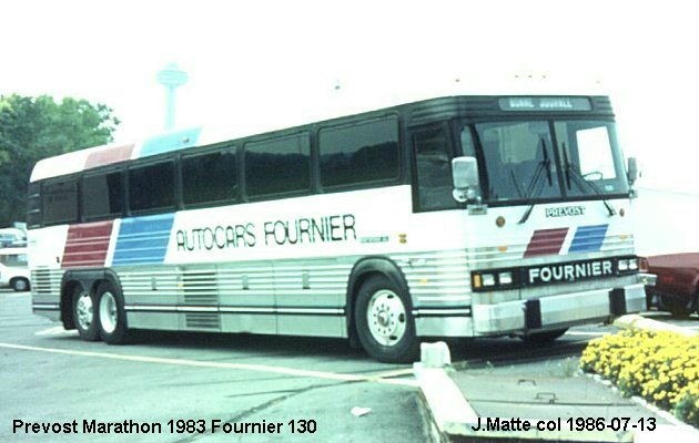 BUS/AUTOBUS: Prevost Marathon 1983 Fournier