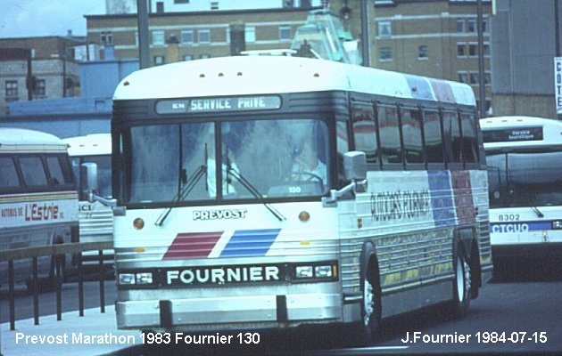 BUS/AUTOBUS: Prevost Marathon 1983 Fournier