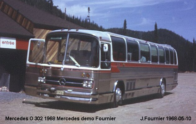 BUS/AUTOBUS: Mercedes O 302 1968 Fournier