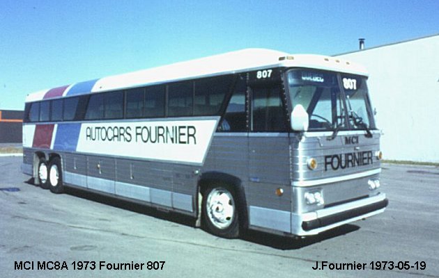 BUS/AUTOBUS: MCI MC 8 A 1973 Fournier