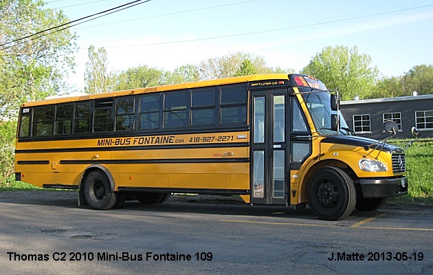 BUS/AUTOBUS: Thomas C2 2010 Mini-Bus Fontaine