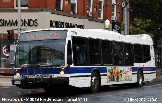 BUS/AUTOBUS: Novabus LFS 2018 Fredericton Transit