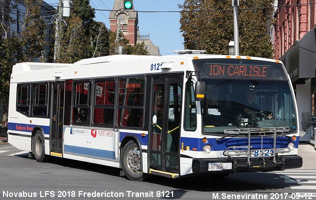 BUS/AUTOBUS: Novabus LFS 2017 Fredericton Transit