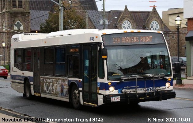 BUS/AUTOBUS: Novabus LFS 2018 Fredericton Transit