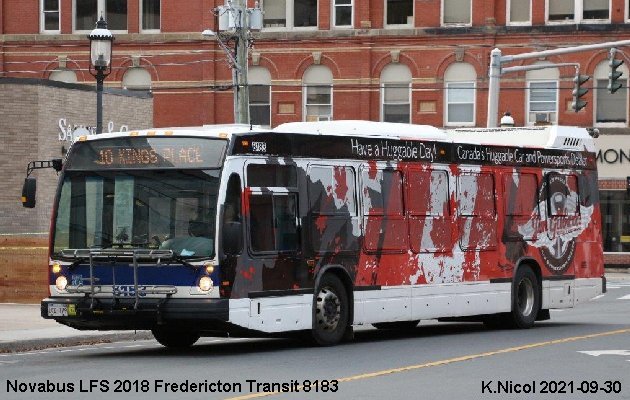 BUS/AUTOBUS: Novabus LFS 2018 Fredericton Transit