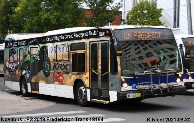 BUS/AUTOBUS: Novabus LFS 2018 Fredericton Transit