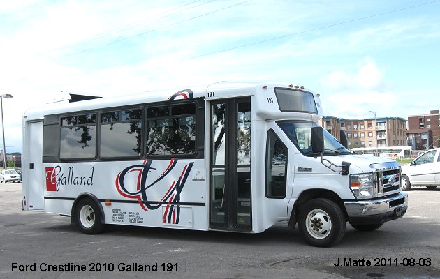 BUS/AUTOBUS: crestline Mini 2010 Galland