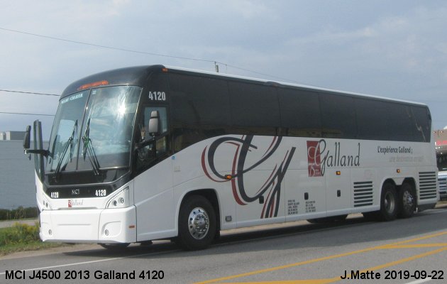 BUS/AUTOBUS: MCI J4500 2013 Galland