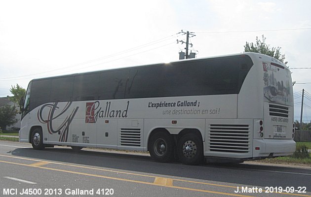 BUS/AUTOBUS: MCI J4500 2013 Galland