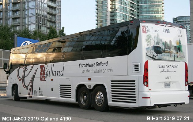 BUS/AUTOBUS: Prevost H3-45 2019 Galland