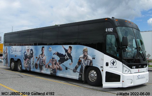 BUS/AUTOBUS: MCI J4500 2019 Galland