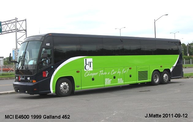 BUS/AUTOBUS: MCI E4500 1999 Galland