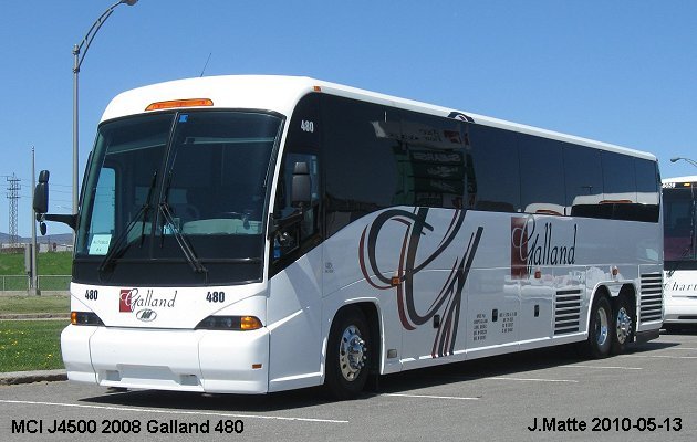 BUS/AUTOBUS: MCI J4500 2008 Galland