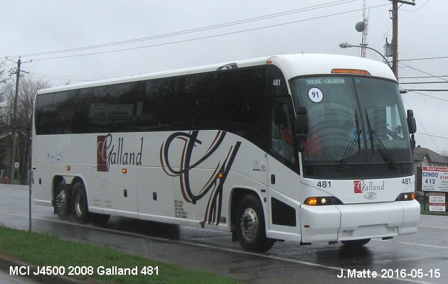 BUS/AUTOBUS: MCI J4500 2008 Galland