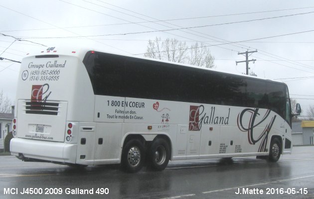 BUS/AUTOBUS: MCI J4500 2009 Galland