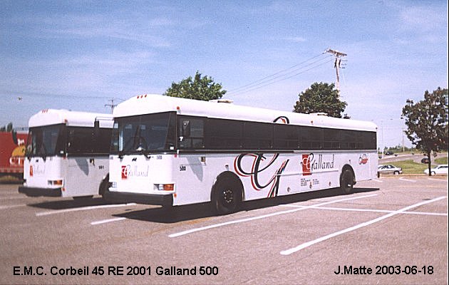 BUS/AUTOBUS: E.M.C. 45 2001 Galland